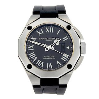 BAUME & MERCIER - a gentleman's Rivera Magnum XXL wrist watch. Stainless steel case. Numbered 584783