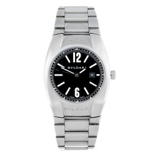 BULGARI - a mid-size Ergon bracelet watch. Stainless steel case. Reference EG30S, serial D0081. Sign
