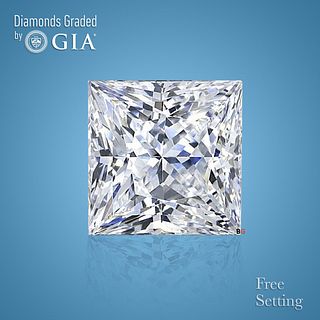 1.51 ct, E/VVS2, Princess cut GIA Graded Diamond. Appraised Value: $31,500 