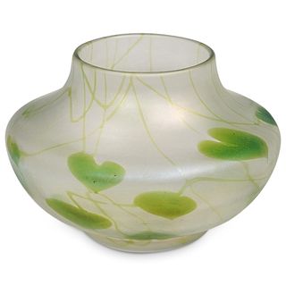 Steuben New Intarsia Ware Glass Vase