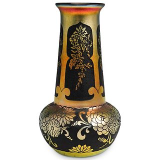 Steuben Gold Aurene ”Brandt” Pattern Vase