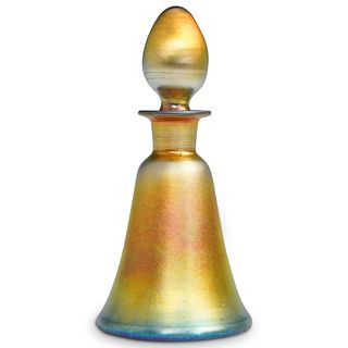 Steuben Gold Aurene “Bell Shaped” Cologne