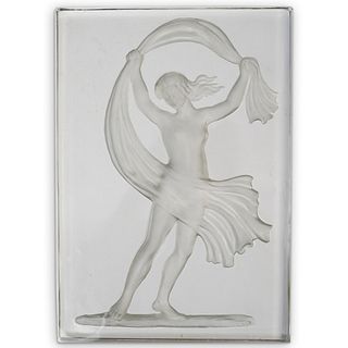 Classical Nude Female Glass Plaque Luminor