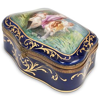 Sevres "Chateau des Etoiles" Porcelain Box