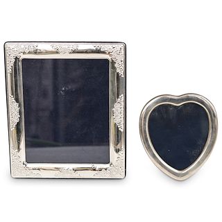 (2 Pc) Sterling Silver Photo Frames