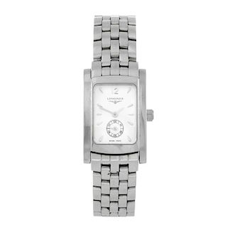 LONGINES - a lady's DolceVita bracelet watch. Stainless steel case. Reference L5.155.4, serial 31458