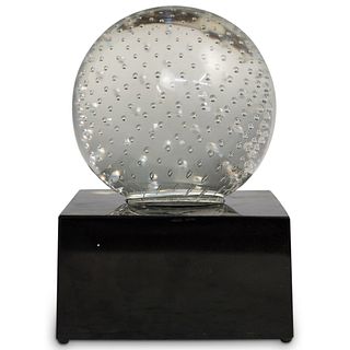 Steuben Solid Glass Ball Luminor