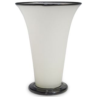 Steuben Alabaster Glass Vase