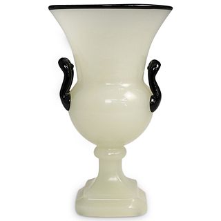 Steuben Alabaster Glass Urn Form Vase