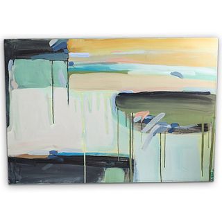 Kariko Ono "Abstract Landscape" Mixed Media