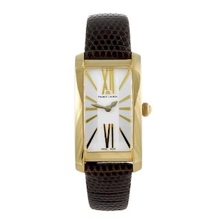 MAURICE LACROIX - a lady's Fiaba wrist watch. Gold plated case with stainless steel case back. Refer