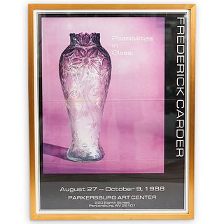 Frederick Carder "Possibilities in Glass" Poster