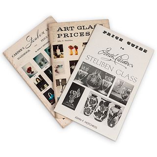 (3 Pc) John F. Hotchkiss Art Glass Price Handbooks