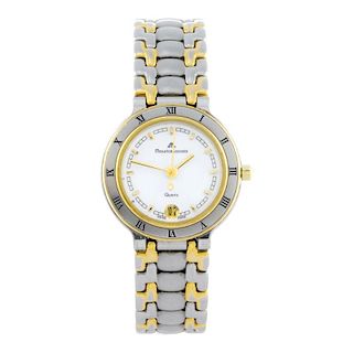 MAURICE LACROIX - a lady's bracelet watch. Stainless steel case with chapter ring bezel. Reference 2