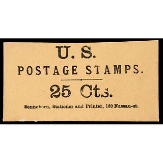 25 U.S. Postage Stamp Envelope Sonneborn, Stationer and Printer, A UNIQUE Type!