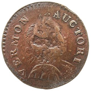 1788 VERMONT Copper. Mailed Bust Right. Ryder-16. About Uncirculated