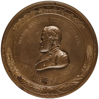 Massive Ulysses Grant Vicksburg Victory Medal Julian MI-29 NGC Mint State-64