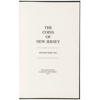 (1881) The Coins of New Jersey by Edward Maris 1987 Reprint Hardcover Reference