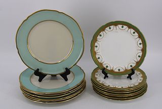 8 Minton & 7 Castleton Porcelain Plates.