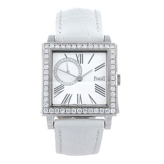 CURRENT MODEL: PIAGET - a lady's Altiplano wrist watch. 18ct white gold case with factory diamond se