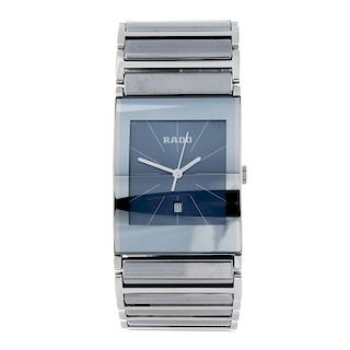 RADO - a gentleman's Ceramica bracelet watch. Stainless steel case. Reference 152.0745.3, serial 109