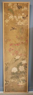 Asian "Birds and Flowers" Scroll.