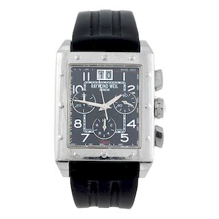 RAYMOND WEIL - a gentleman's Tango chronograph wrist watch. Stainless steel case. Reference 4881/1,