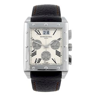 RAYMOND WEIL - a gentleman's Tango chronograph wrist watch. Stainless steel case. Reference 4881, se