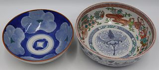 (2) Japanese Enamel Decorated Bowls.