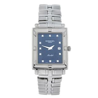 RAYMOND WEIL - a gentleman's Parsifal bracelet watch. Stainless steel case. Reference 9331, serial B