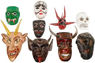 Central American and Mexican Dance Mask Assortment