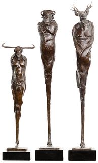 Ray Kobald (Mexican / American, b.1931) Bronze Sculpture Assortment