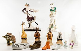 Todd Warner (American, b.1945) 'Dinner Bell' Ceramic Sculptures