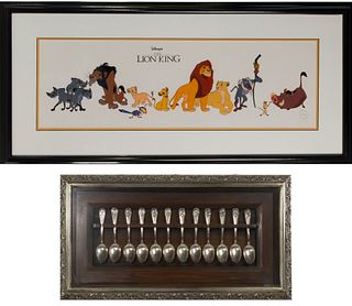 Lion King Sericel and Hollywood Spoons