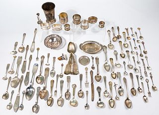 Coin and European Silver Hollowware and Flatware Assortment