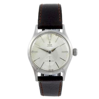 TUDOR - a gentleman's Oyster wrist watch. Stainless steel case. Reference 4453, serial 361056. Unsig