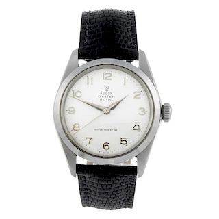TUDOR - a gentleman's Oyster Royal wrist watch. Stainless steel case. Reference 7934, serial 478800.