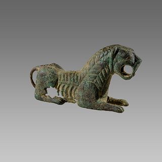 Ancient Luristan Bronze Lion c.1000 BC.