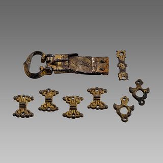 Ancient Roman Giltded Bronze Belt c.2nd century AD. 