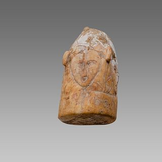 Coptic Byzantine Style Bone Khol Jar. 
