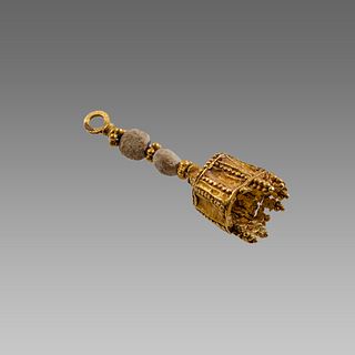 Ancient Islamic Gold Earring c.8th century AD.