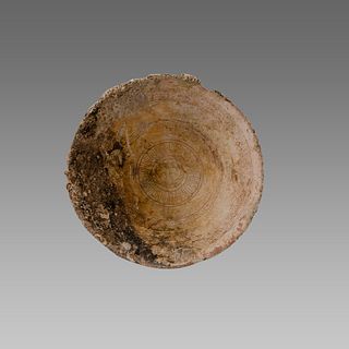 Ancient Byzantine Ceramic Bowl Sea Salvage Ca. 10th Cent. A.D.
