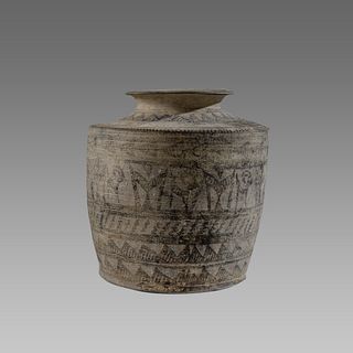 Indus Valley Style Large Terracotta Jar.