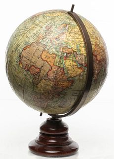 English "Geographia" Terrestrial Globe on Stand