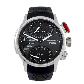 EDOX - a gentleman's WRC Chronorally chronograph wrist watch. Stainless steel case. Reference 36001,