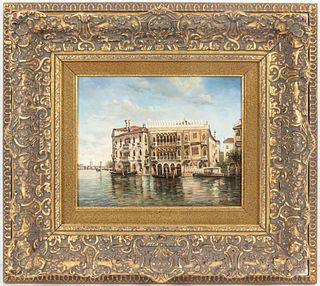 D. Leonard "Venice" Oil On Panel