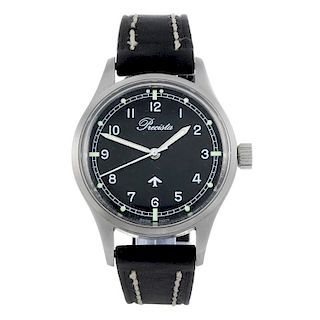 PRECISTA - a gentleman's Fat Arrow wrist watch. Stainless steel case. Reference PRS-53. Unsigned man