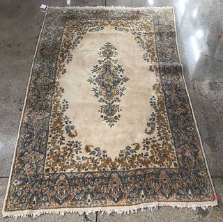 Kerman Wool Carpet, 4' 11" x 2' 11"
