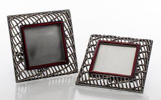 Jay Strongwater Enamel & Crystal Picture Frames, 2