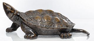 Bronze Sculpture of a Turtle